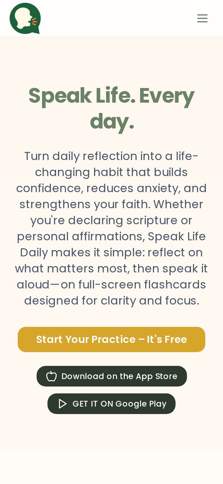 Speak Life Daily screenshot